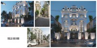 Thiết kế kiến trúc nhà biệt thự tân cổ điển cao cấp tại Hà Nội