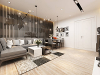 THIẾT KẾ NỘI THẤT CHUNG CƯ 120M2 GOLD SEASON NGUYỄN TUÂN